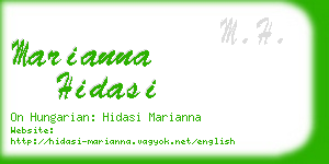 marianna hidasi business card